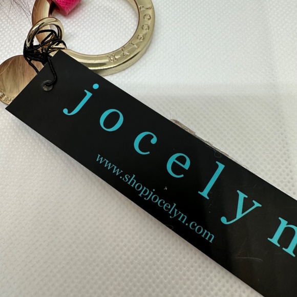NEW | JOCELYN | FUR Pom-Pom Bag Charm | PUFF Key Holder | Pink Multi - Picture 3 of 8